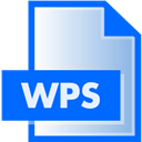 WPS File Extension Icon 128x128 png